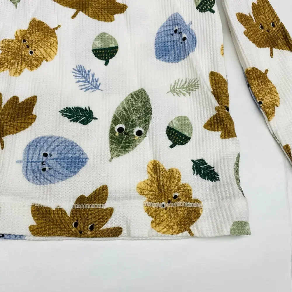 NWT Angel Dear Size 6 Cuddly Leaves PJs